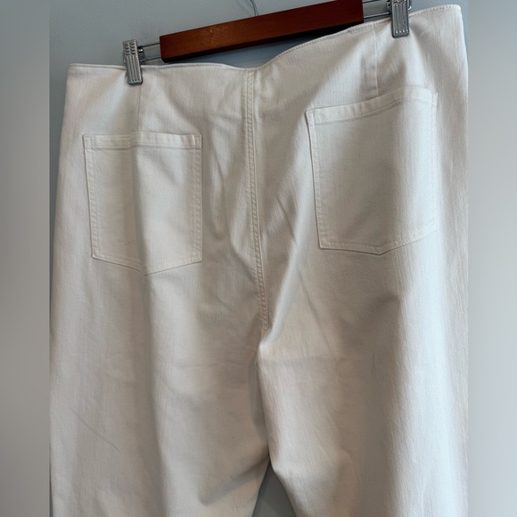 Eileen Fisher Organic Cotton Crop Lantern Pants Size 16 - Picture 5 of 7